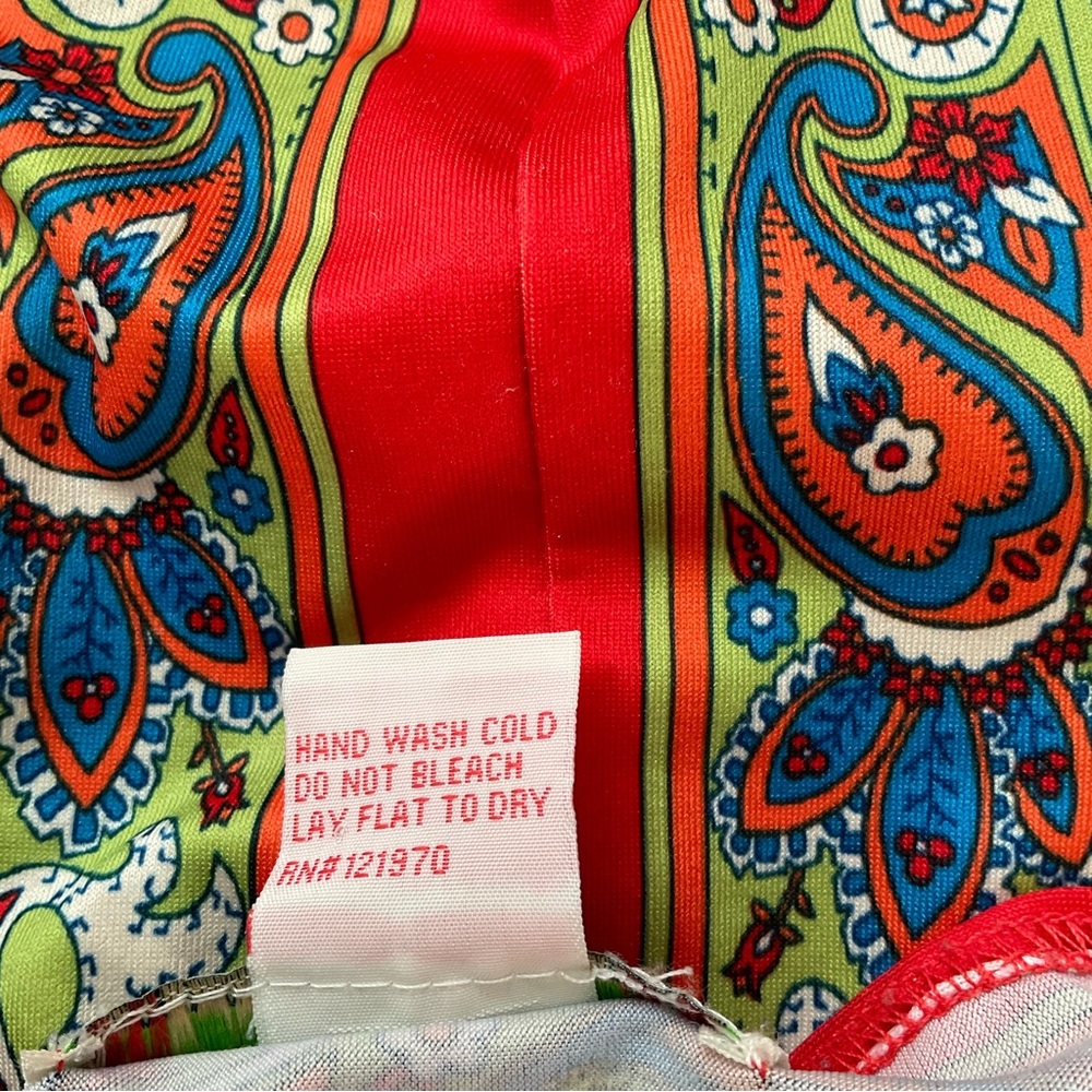 Flying Tomato Floral Multicolor Green Orange Dress Small - Picture 13 of 16